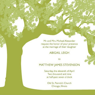 Tree Wedding Invitations