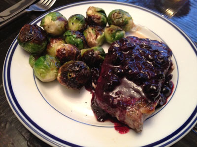 sauce Paleo Chops Pork for Cast to Paleo  brussel Iron Jimmy: sprouts butter make garlic how