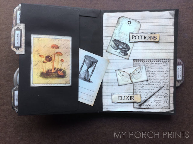 Make This Wizard Envelope Journal from My Porch Prints