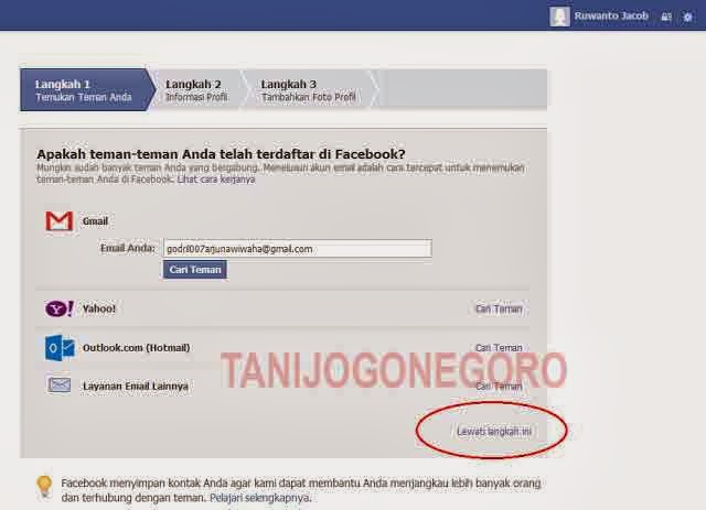 Masuk Facebook (Membuat Facebook Baru)