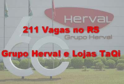 211 vagas disponíveis no Grupo Herval em todo estado do RS