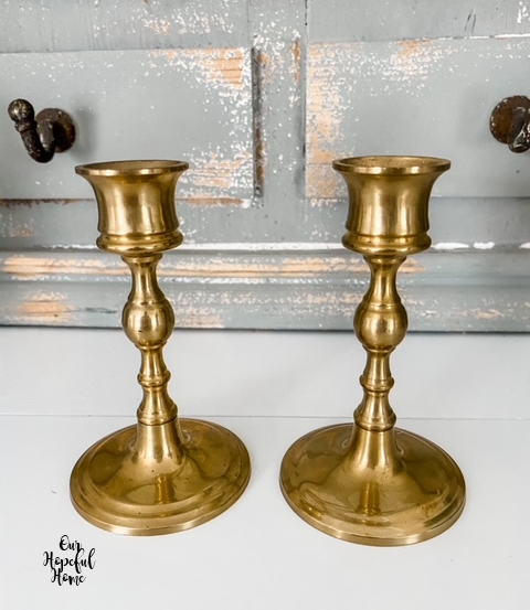 brass candlesticks