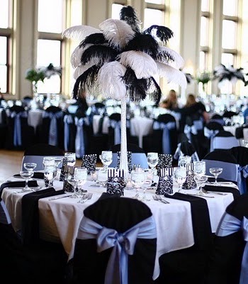 lapis and champagne weddings centerpieces