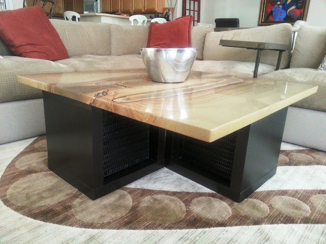 Granite Coffee Table with EXPEDIT Wall shelf and Lack granite top sofa table