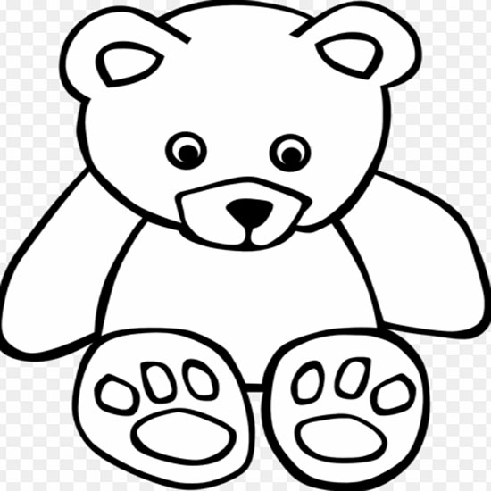 Koleksi Terpopuler Gambar Kartun Beruang Hitam Putih