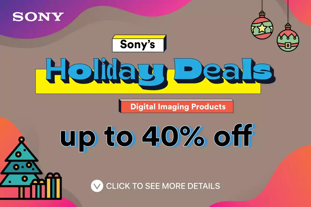 Sony Holiday Deals Promo