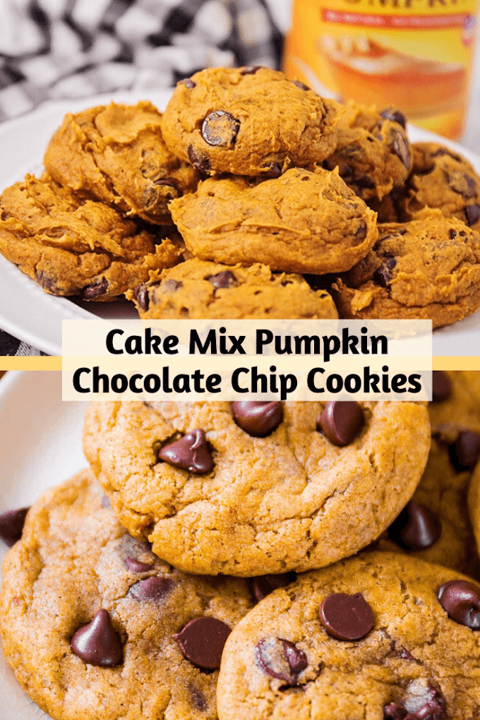 Cake Mix Pumpkin Chocolate Chip Cookies Recipe