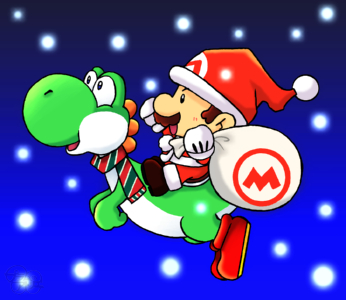 プラムのアトリエ 10年 クリスマス New スーパーマリオブラザーズ Wii サンタマリオ ヨッシー ミニキャラ ちびキャラ イラスト プラムのアトリエ 10年 クリスマス New スーパーマリオブラザーズ Wii サンタマリオ ヨッシー ミニキャラ ちびキャラ イラスト