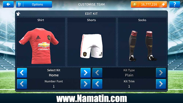 Jersey Dream League Soccer Manchester United Home