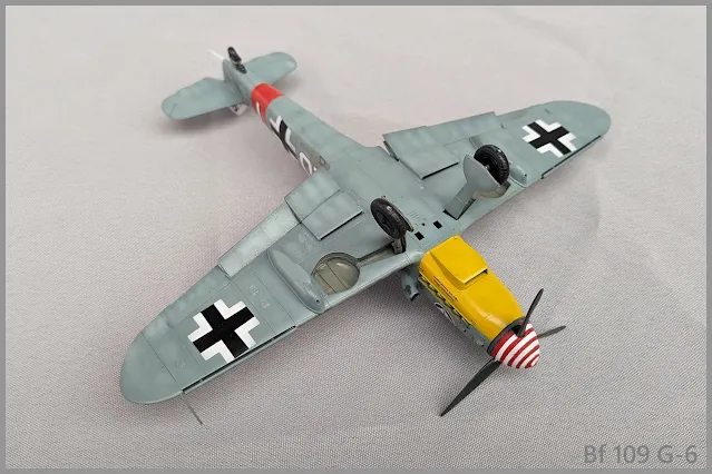 Maquette du Bf 109 G-6 d'Eduard au 1/48.