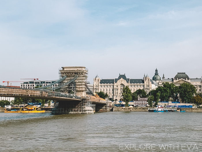 Chain Bridge in Budapest, Hungary