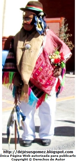 Fotos del Boliviano o Jamille (Personaje de la Tunantada). Foto del Boliviano o Jamille tomada por Jesus Gómez