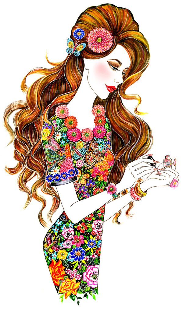 Beautiful Fashion Illustrations by Sunny Gu