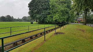 Model railway in Abbotsfield Park in Manchester