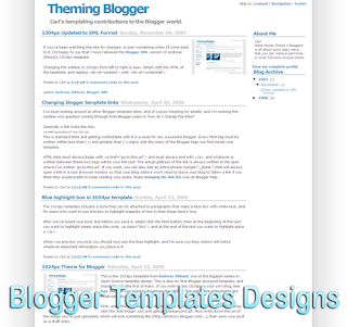 Theme Updated 1024px XML Blogger Templates