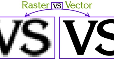 perbedaan gambar vektor dan bitmap (photo) - candra junie