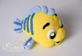 Krawka: Flounder fish pattern by Krawka, Disney Little mermaid cute flounder fish  