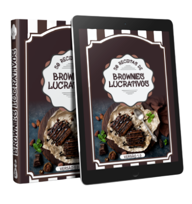 trabalhar em casa,como fazer brownie para vender,negocio proprio,brownie de chocolate,receita de brownie tradicional,receita de brownie,Brownie,renda extra,ganhar dinheiro vendendo doces,