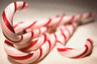 Christmas Candy Cane Background