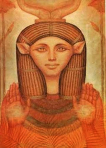 Hathor Egyptian Cow Goddess Of Love