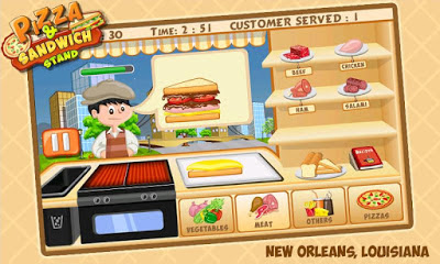 Game Pizza & Sandwich Stand-Cooking Download