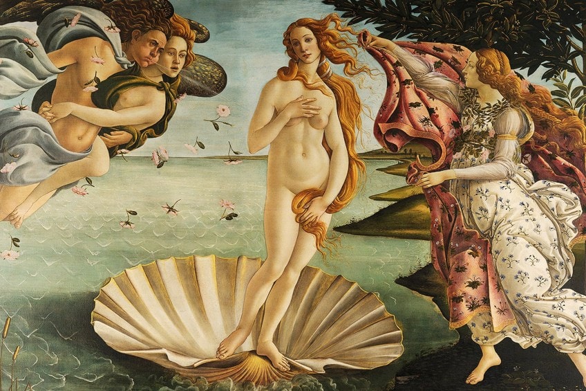 "The Birth of Venus" by Sandro Botticelli