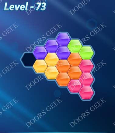 Block! Hexa Puzzle [Intermediate] Level 73 Solution, Cheats, Walkthrough for android, iphone, ipad, ipod