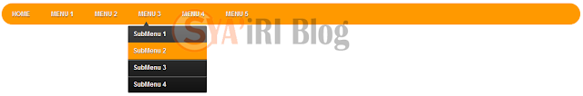 Cara Memasang Menubar dropdown CSS di Blog