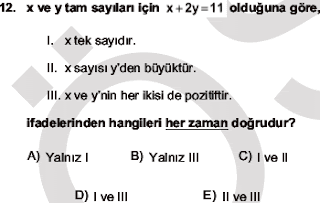 2011 ygs matematik