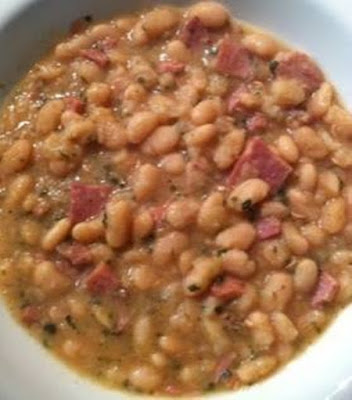 Crockpot White Bean and Ham Soup