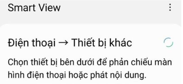 Kết nối bằng Smart View