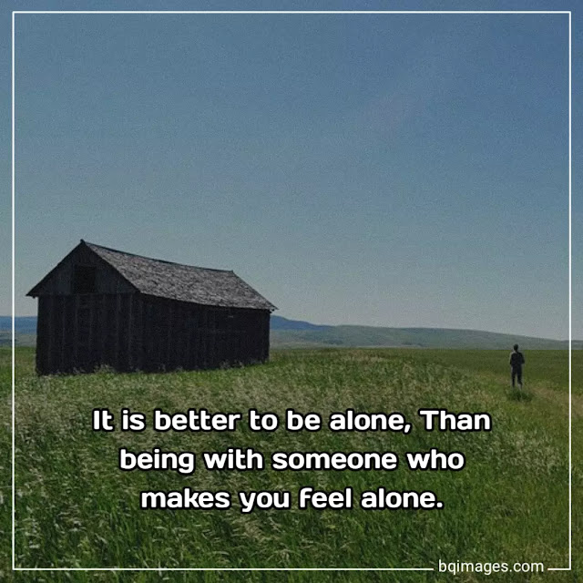 feeling alone images status