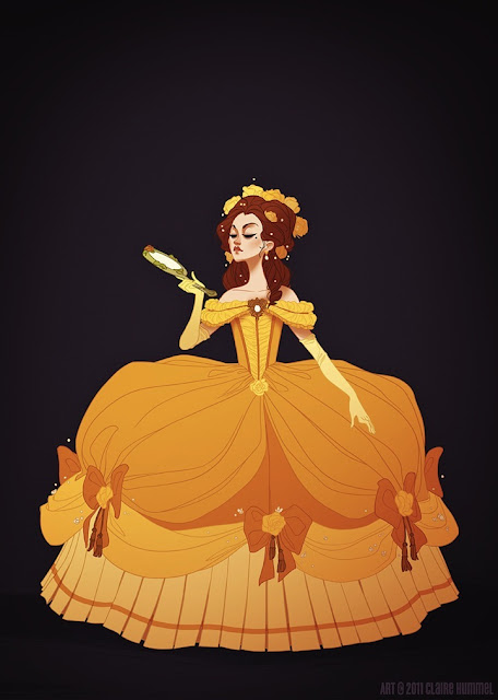 Disney Princess in their eyetouching dresses
