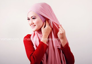 Tutorial Kreasi Jilbab Paris