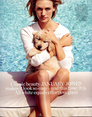 January Jones InStyle Magazine