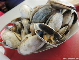 Almejas en Brown's Lobster Pound, New Hampshire