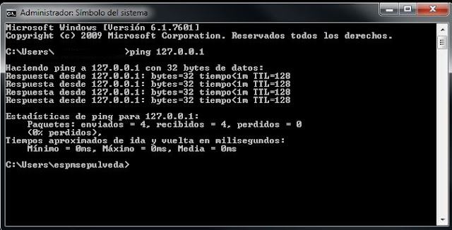 Ping 127.0.0.1