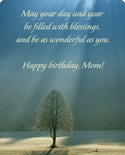 Happy Birthday Mom quotes, wishes images