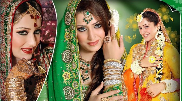 Paki Fashion 2012: Hair Styles For Mehndi Bride
