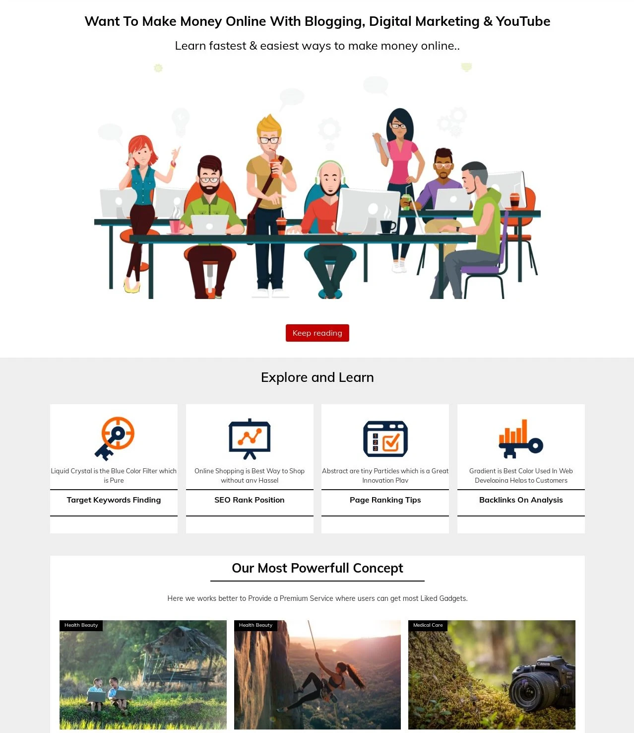 BLighter  Blog And Responsive Blogger Template