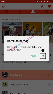 Cara Menghapus Teman di Path Android Versi Terbaru