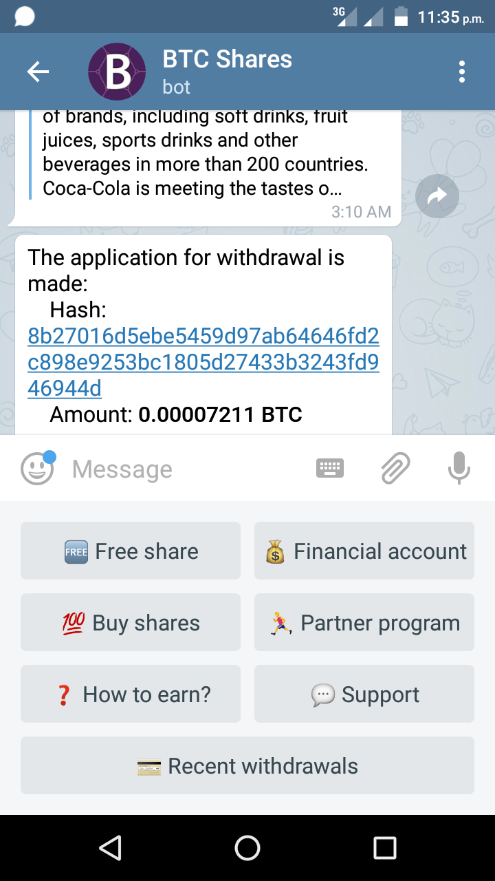 Earn Bitcoin With Telegram See It Here Webgist - 