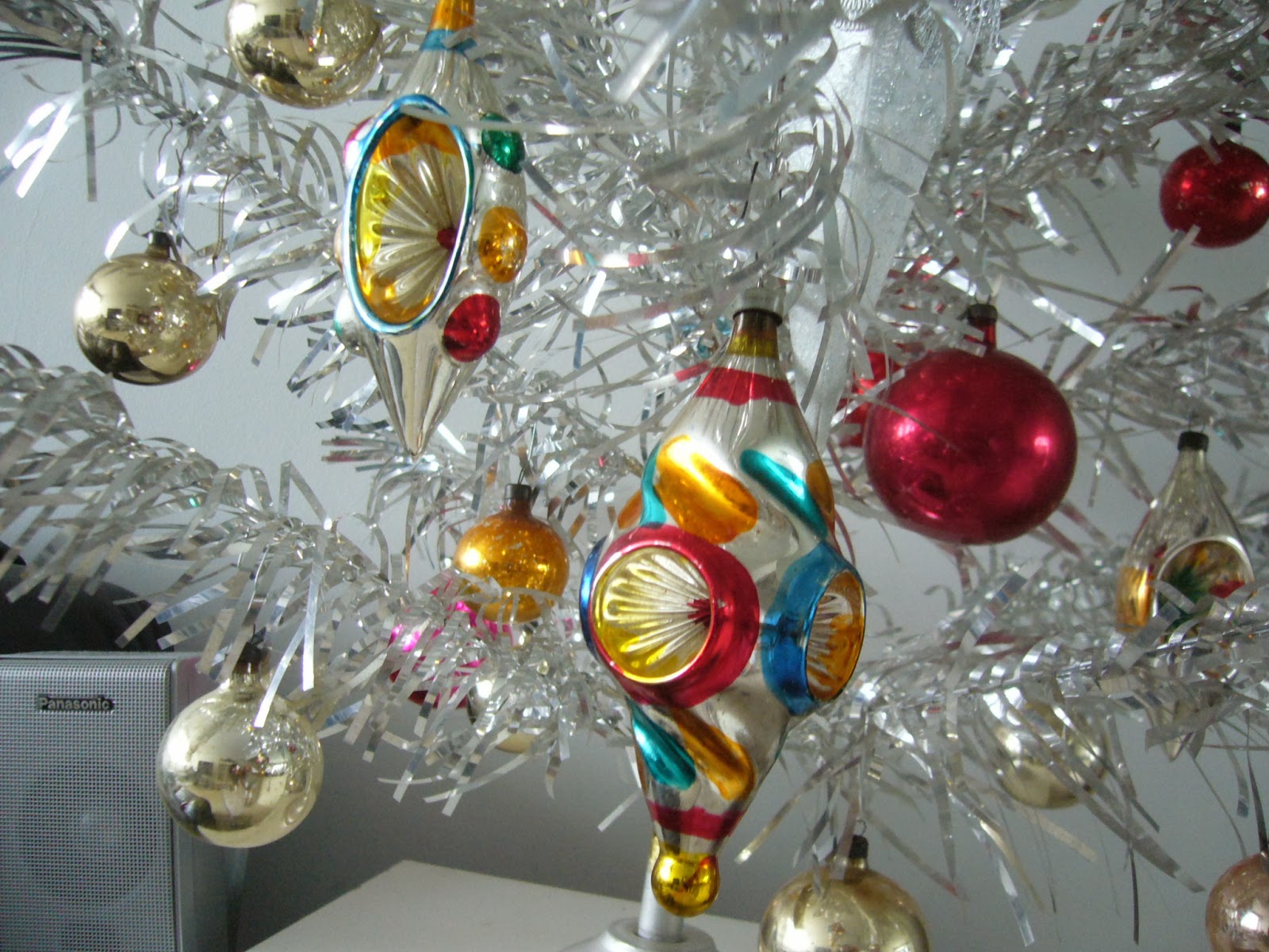 Os enfeites da árvore de Natal
