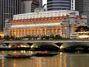 The Fullerton Hotel Singapore was officially opened on 1 January 2001. (fullerton hotel sunset sm)