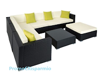 Logo TecTake : vinci gratis 1 elegante set lounge da giardino Marbella del valore di 510,49 €