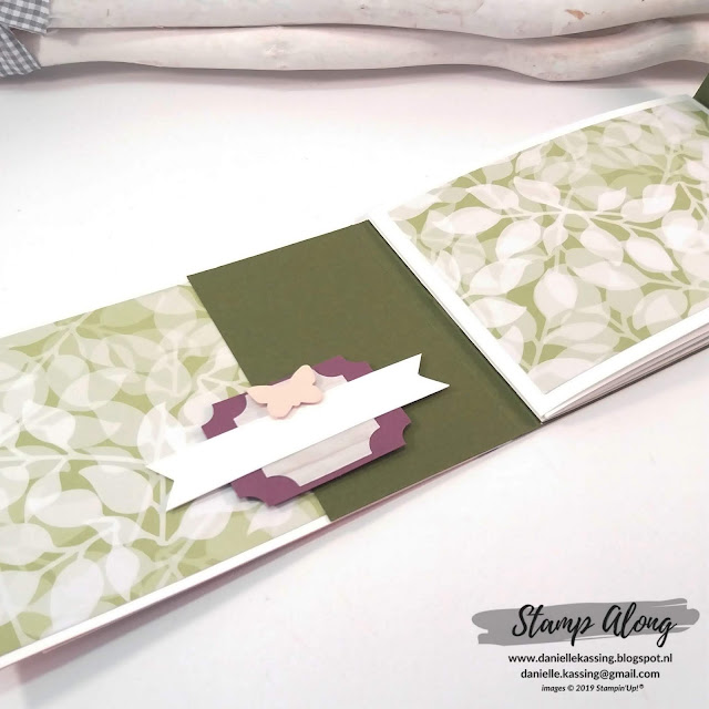 Stampin' Up ! Floral Romance Specialty dsp, mini-album teamdag Lovely Stampers