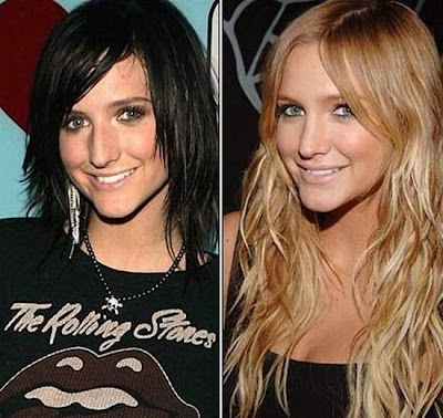 El Antes y Despues de la Estrellas - Ashlee Simpson