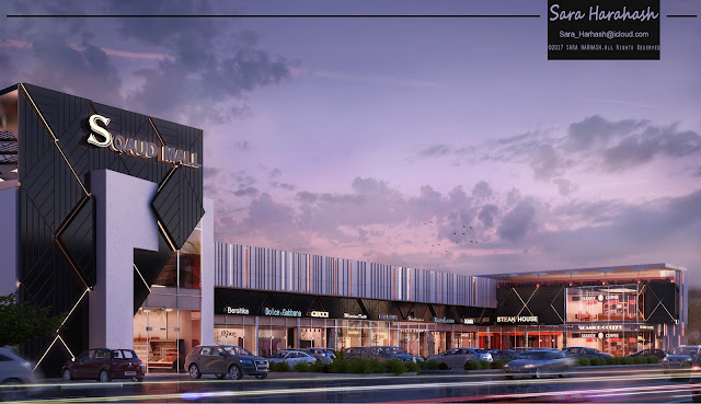 Squad Mall 3D architectural visualization