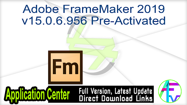 Adobe Framemaker 19 V15 0 6 956 Pre Activated