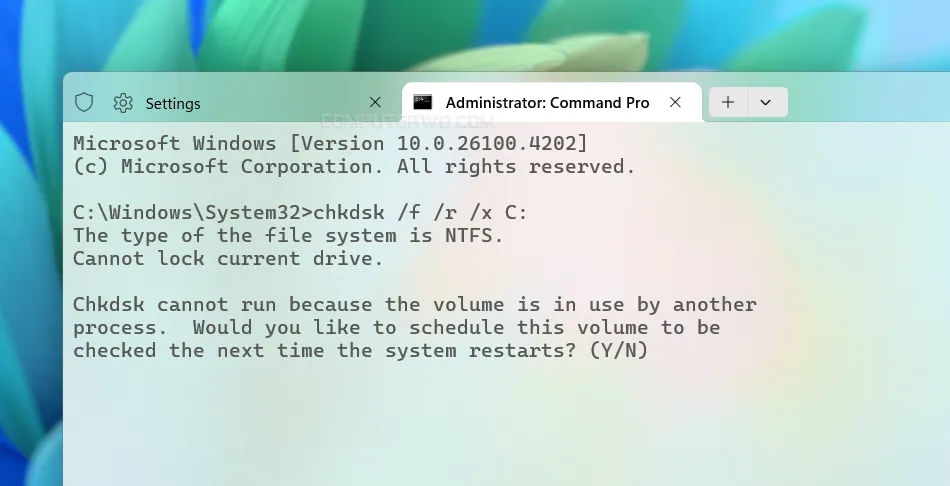 CHKDSK